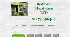 Desktop Screenshot of bedfordhardware.co.uk